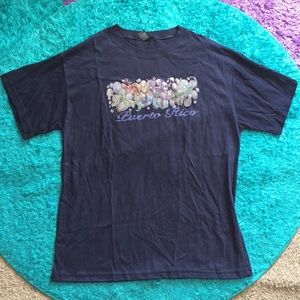 Puerto Rico navy t-shirt 🇵🇷